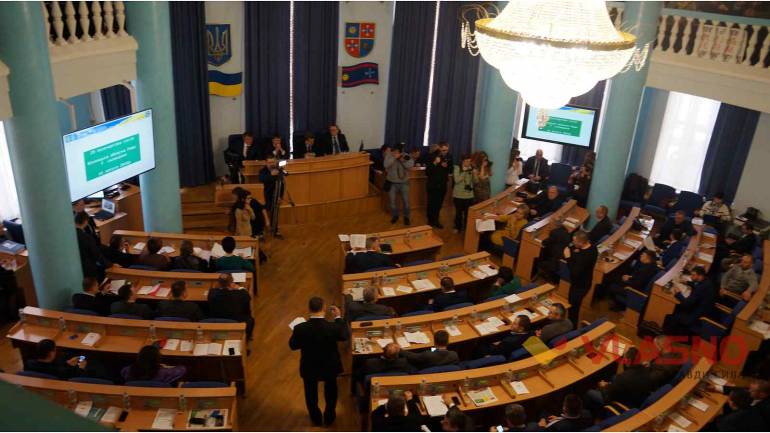 ультраси на сесії Вінницької облради фото