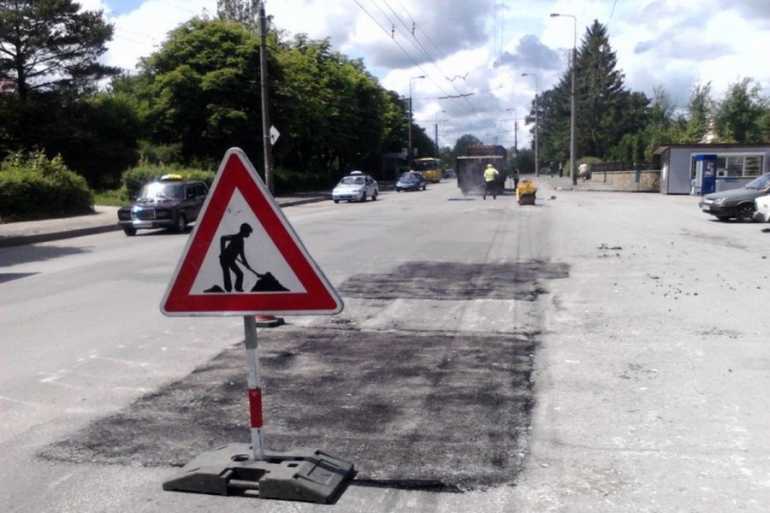 ремонт дороги фото