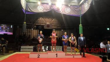 Вінницька сумоїстка із травмованою рукою здобула медаль чемпіонату світу