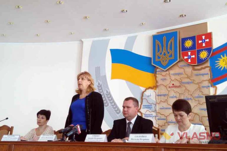 приїзд Ольги Богомолець у Вінницю фото