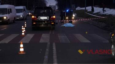 Смерть на пішохідному переході: у Вінниці позашляховик збив чоловіка