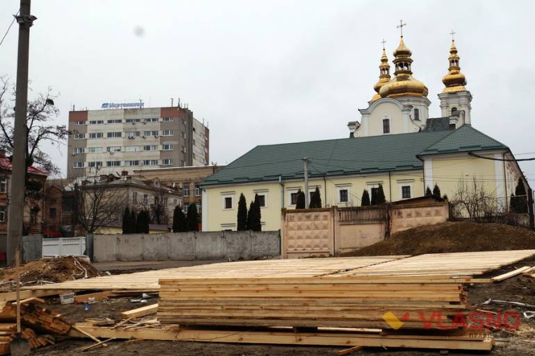 консервація розкопок у Вінниці фото