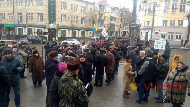 Пенсіонери погрожують вінницькій владі черговим пікетом