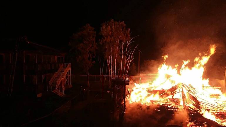 Встановлюють причину пожежі у дитячому таборі &laquo;Вікторія&raquo;