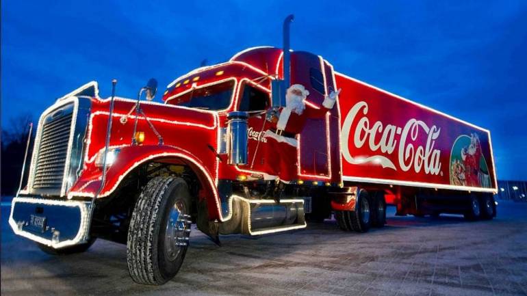У Вінницю завітає новорічна вантажівка Coca-Cola