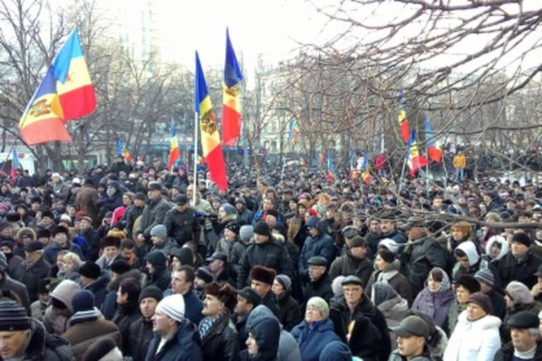 протести у Молдові фото