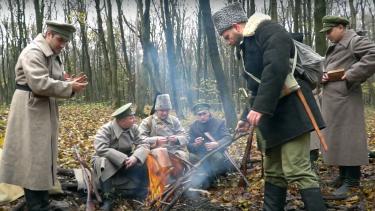Вінницькі реконструктори "пішли" у Перший зимовий похід Армії УНР (ФОТО) (ВІДЕО)