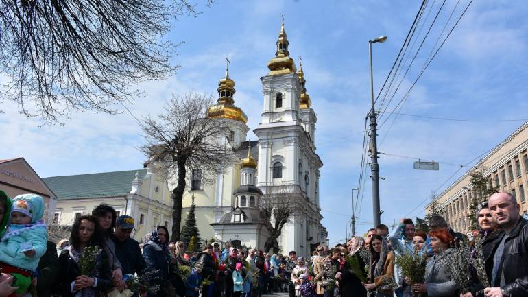 Вербна неділя у Вінниці фото