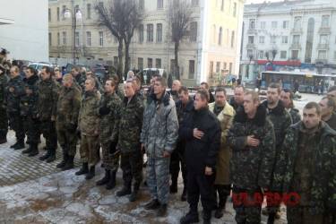 42 бійці дев'ятого батальйону територіальної оборони Вінниці повернулись додому