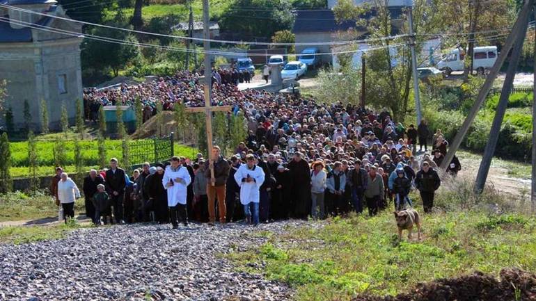 Хресна Дорога на Вінниччині схожа на ту, якою Спаситель пройшов у Єрусалимі (ФОТО, ВІДЕО)