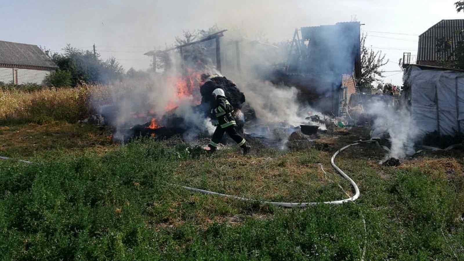 Через дитячі пустощі на Вінниччині згоріло п'ять тонн сіна