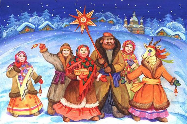 різдвяна листівка фото