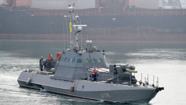 До Одеси прибув новозбудований малий броньований артилерійський катер (ВІДЕО)