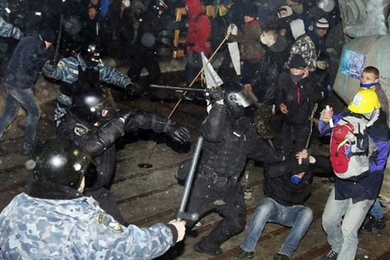 розгін Євромайдану фото