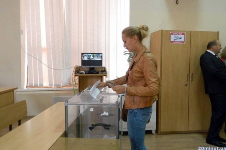 вибори у Вінницькому педуніверситеті фото