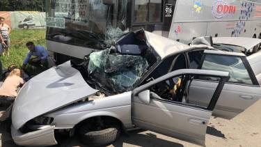 Автобус не доїхав до Німеччини через ДТП у Вінниці
