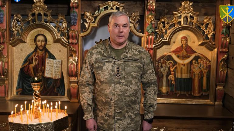 Вітання з Днем захисників та захисниць України від командувача Об&rsquo;єднаних Сил Збройних Сил України генерал-лейтенанта Сергія Наєва (ВІДЕО)
