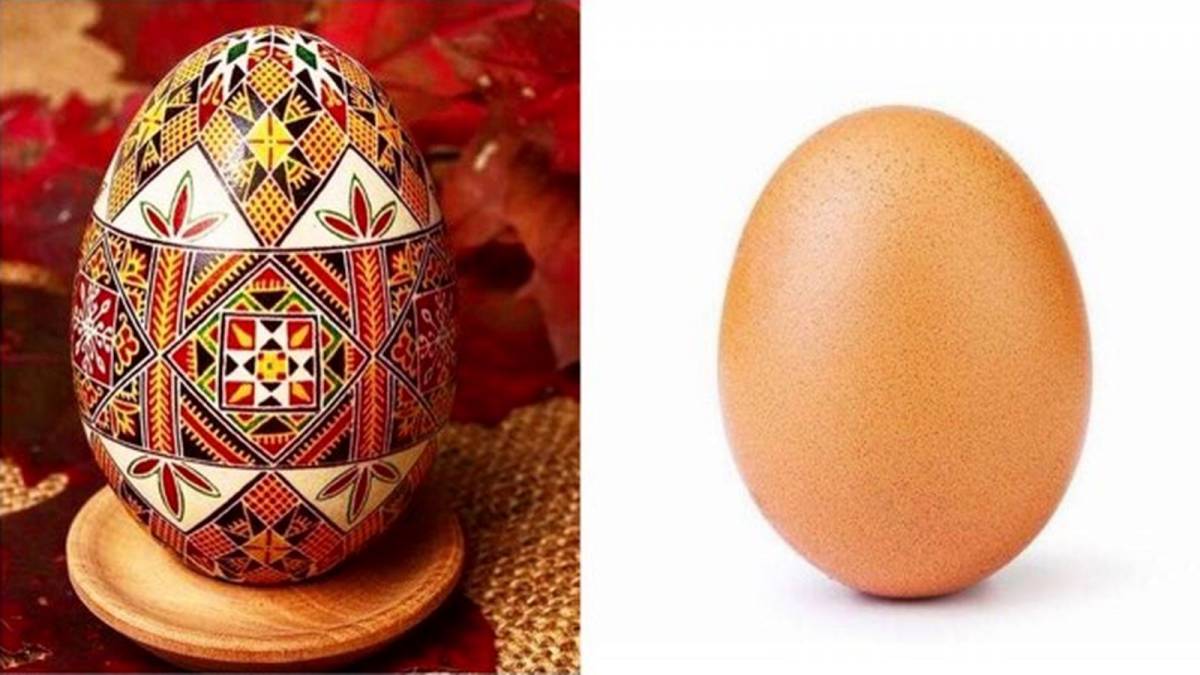 Українська писанка кинула виклик яйцю з Instagram