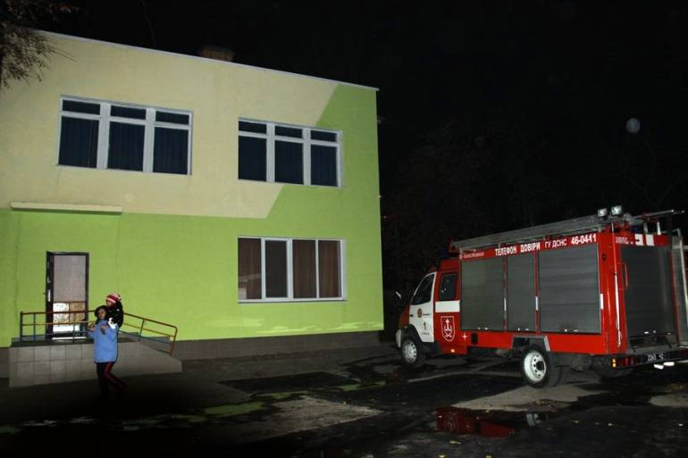 пожежа у дитячому садочку у Вінниці фото