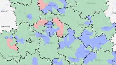 карта ОТГ фото