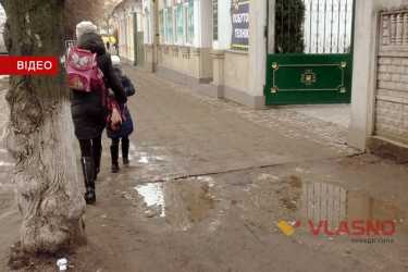 тротуар на проспекті Коцюбинського фото