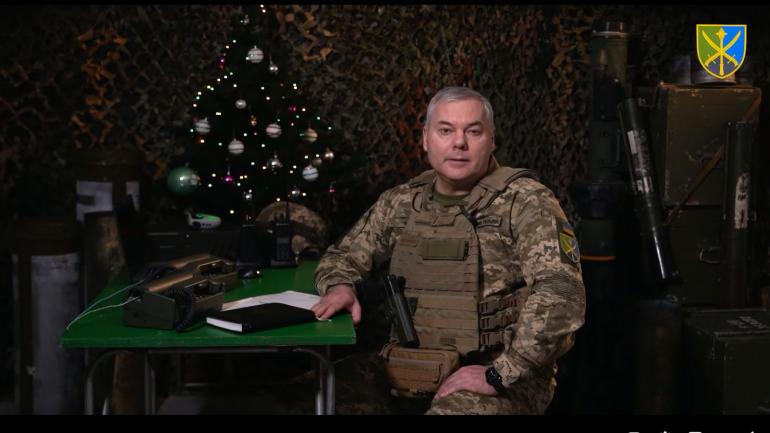 "Вірю, що Новий рік принесе нам довгоочікувану Перемогу" - командувач ОС ЗСУ генерал-лейтенант Сергій Наєв  (ВІДЕО)