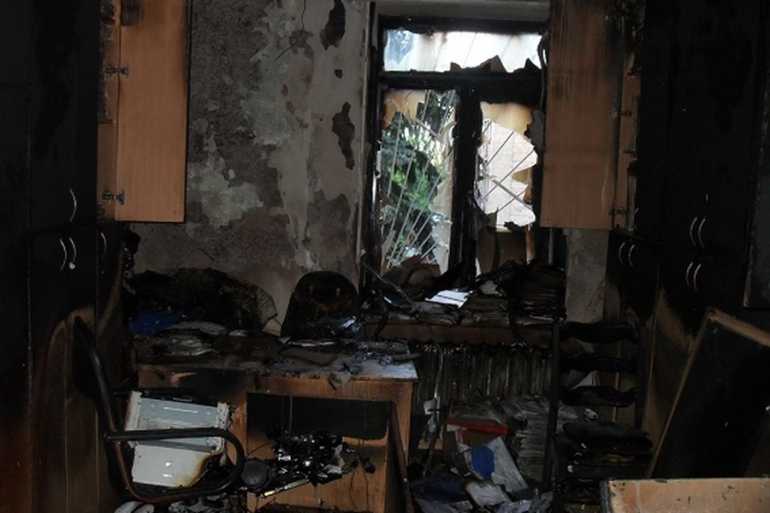 пожежа у Солом'янському суді фото
