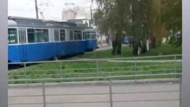 У Вінниці зіштовхнулися трамваї