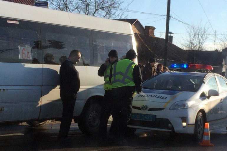 ДТП з патрульною поліцією у Вінниці фото