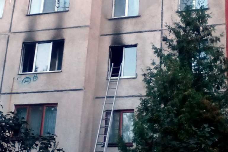 пожежа на вулиці Пирогова у Вінниці фото