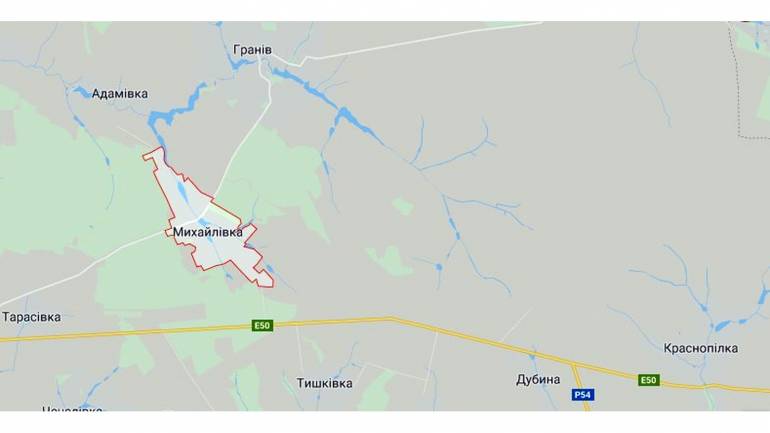 Михайлівка на карті фото