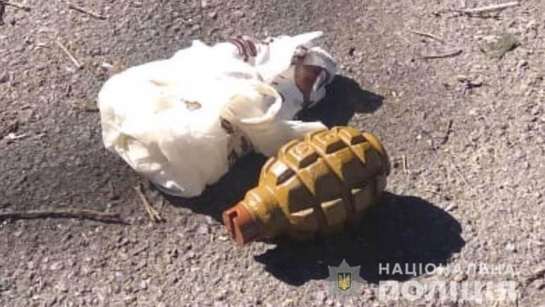 На Вінниччині затримали чоловіка з гранатою у кишені