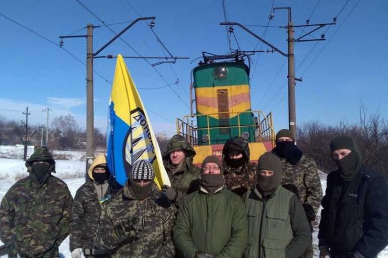 блокада вугілля на Донбасі фото