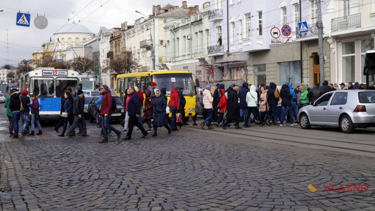 перекриття дороги у Вінниці фото