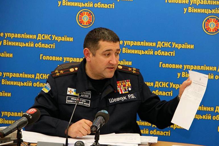 Головний вінницькій рятувальник у резерві