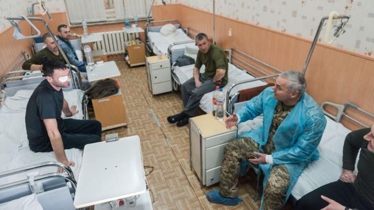 Сергій Наєв відвідав поранених захисників, які проходять лікування (ВІДЕО)