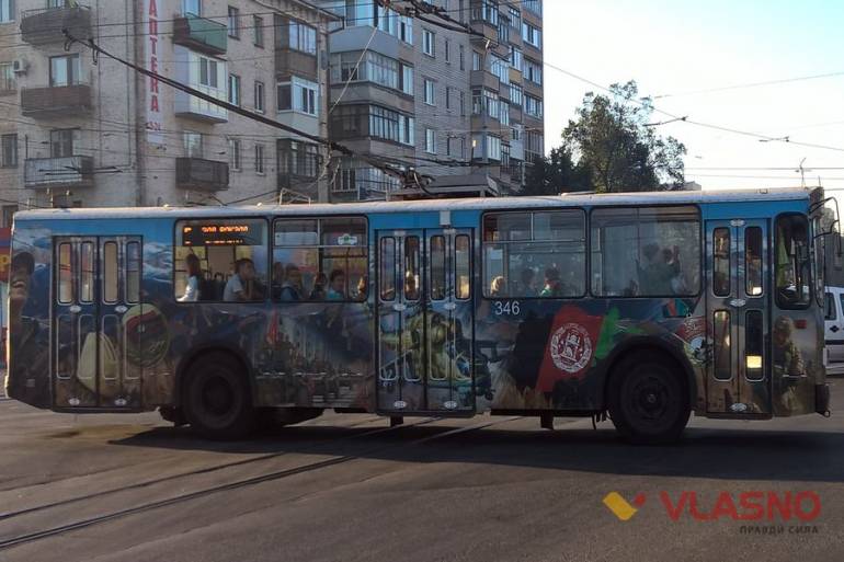 У Вінниці можна проїхатись на &laquo;афганському&raquo; тролейбусі