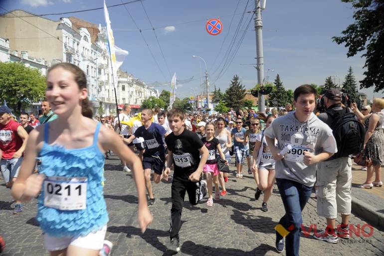 масова акція "Вінниця біжить" фото