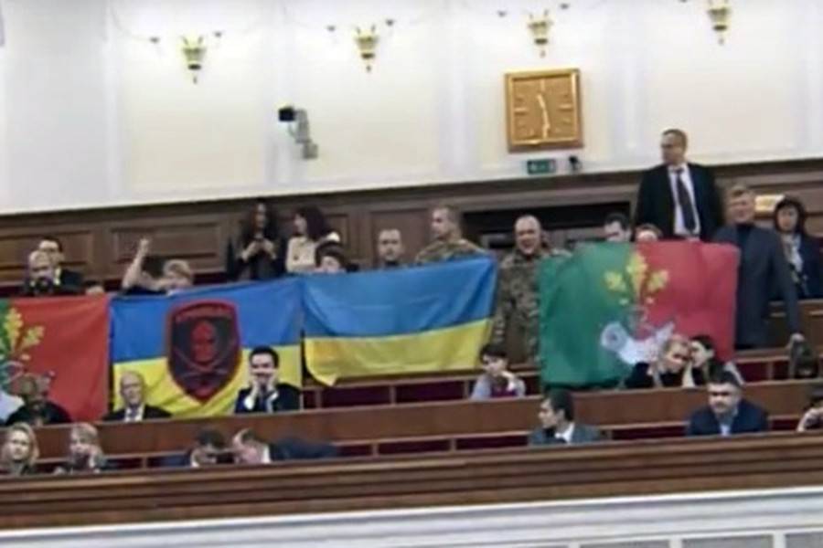 протест у Верховні Раді фото