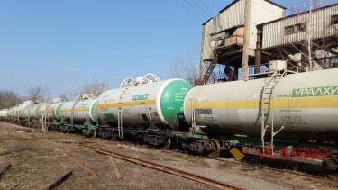 На Вінниччину приїхала 21 цистерна російського аміаку