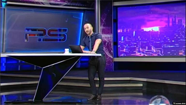 Ведучий одного з грузинських каналів обматерив Путіна (ВІДЕО)