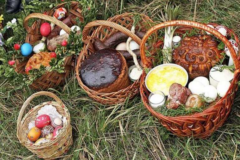 великодній кошик фото