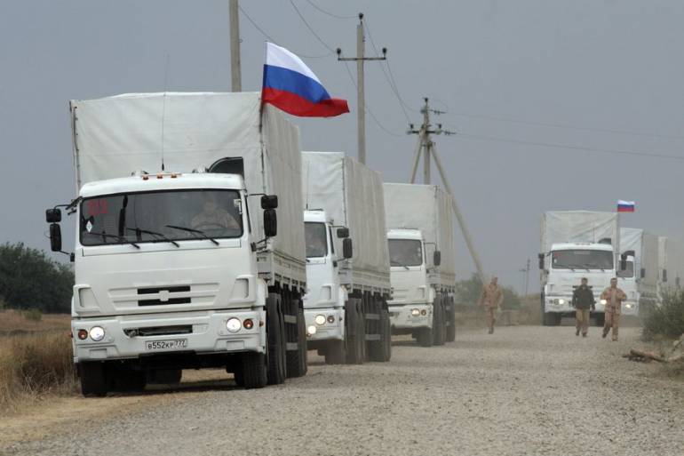 Росія відправила &ldquo;гумконвой&rdquo; у Дебальцеве