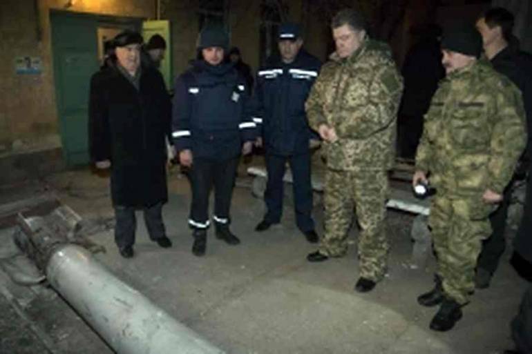 Порошенко відвідав обстріляний Краматорськ