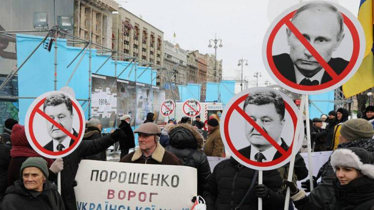 У Києві партія &laquo;Рух нових сил&raquo; організувала марш проти Порошенка (ВІДЕО)
