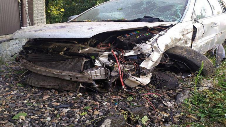 У Вінниці через неуважність водій "влетів" у чужий гараж