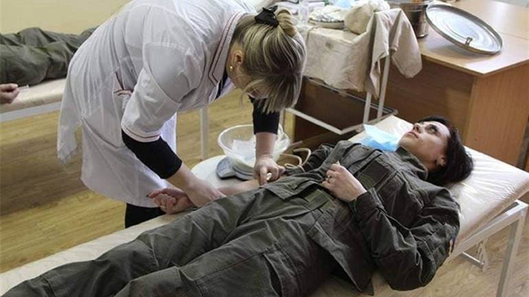 Вінницькі військовослужбовці здали 27 літрів крові на потреби лікарень