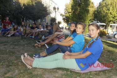 Пластуни Вінниччини влаштували проводи літа на Європейській площі