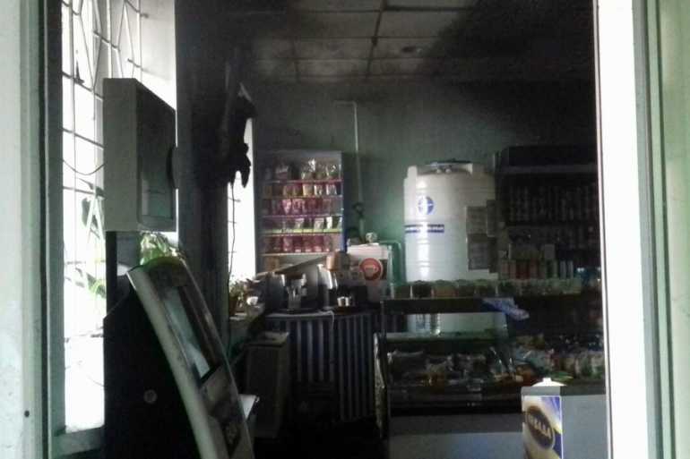 пожежа в магазині на вулиці Стельмаха у Вінниці фото