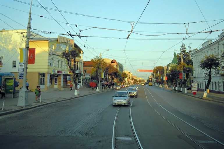 вулиця Соборна у Вінниці фото